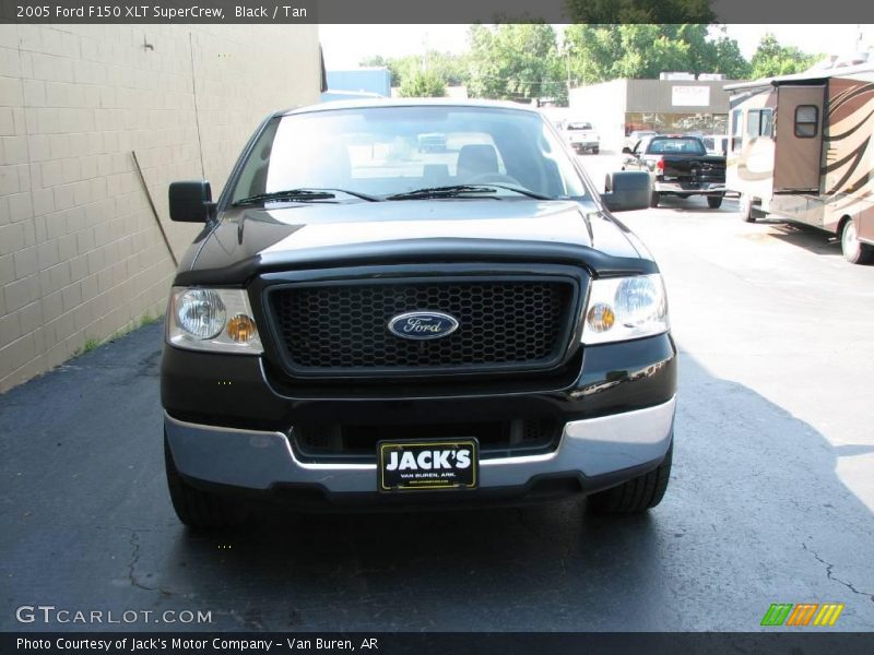 Black / Tan 2005 Ford F150 XLT SuperCrew