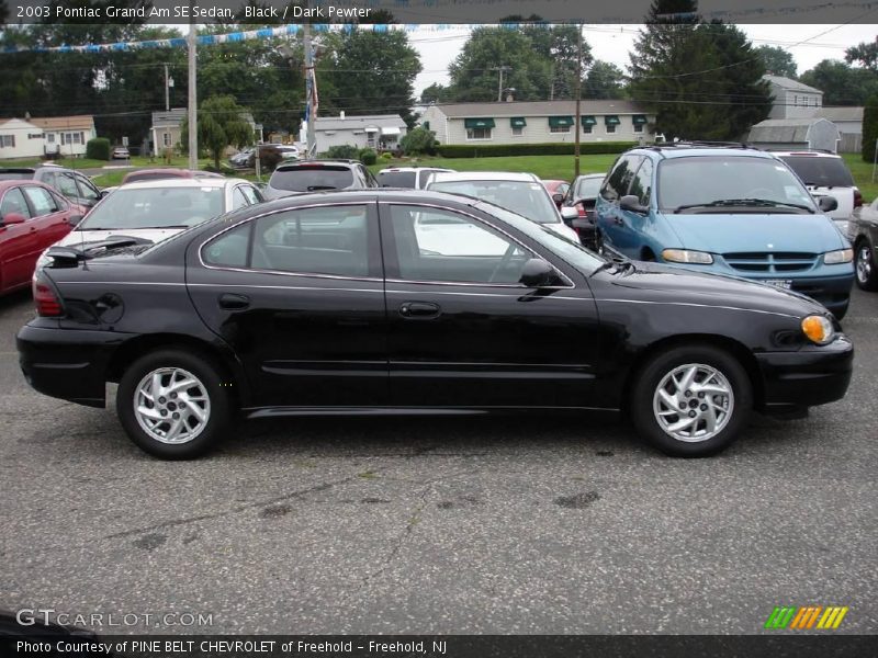Black / Dark Pewter 2003 Pontiac Grand Am SE Sedan