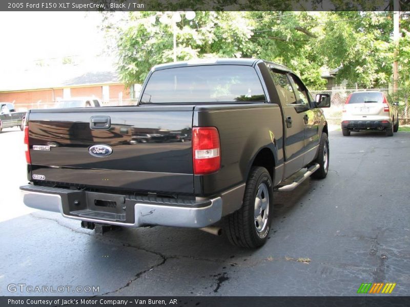Black / Tan 2005 Ford F150 XLT SuperCrew