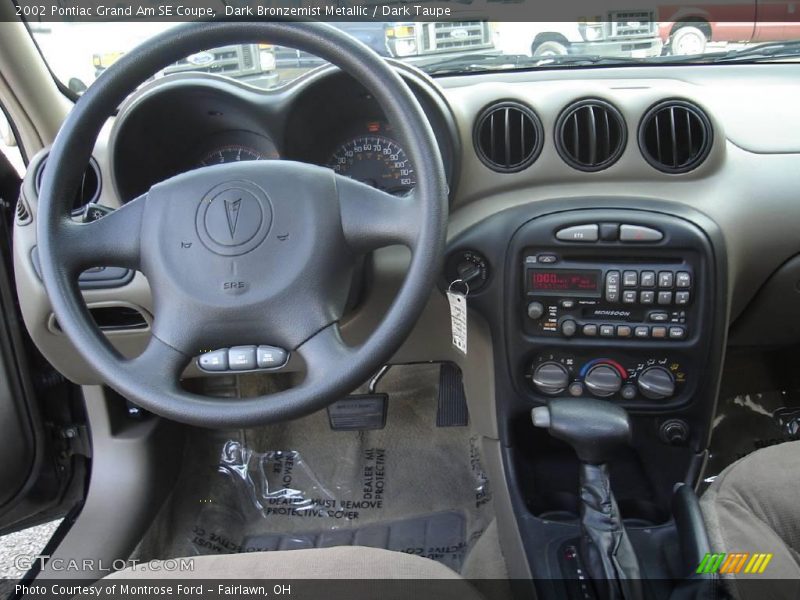 Dark Bronzemist Metallic / Dark Taupe 2002 Pontiac Grand Am SE Coupe