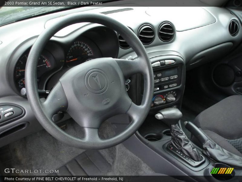 Black / Dark Pewter 2003 Pontiac Grand Am SE Sedan