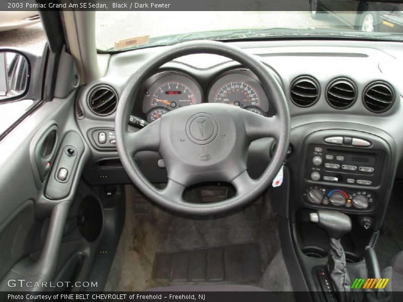 Black / Dark Pewter 2003 Pontiac Grand Am SE Sedan
