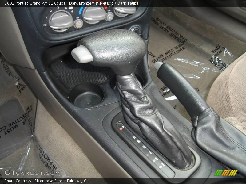 Dark Bronzemist Metallic / Dark Taupe 2002 Pontiac Grand Am SE Coupe