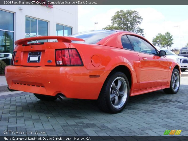 Competition Orange / Dark Charcoal 2004 Ford Mustang GT Coupe