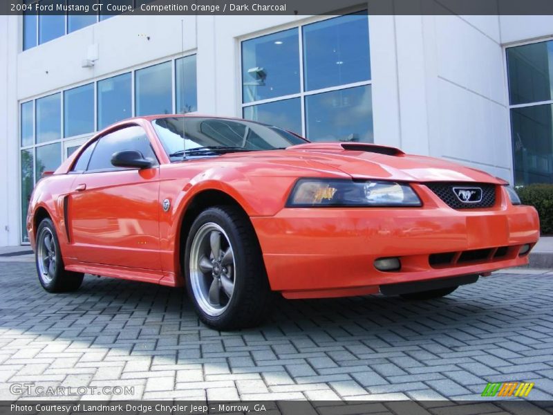 Competition Orange / Dark Charcoal 2004 Ford Mustang GT Coupe