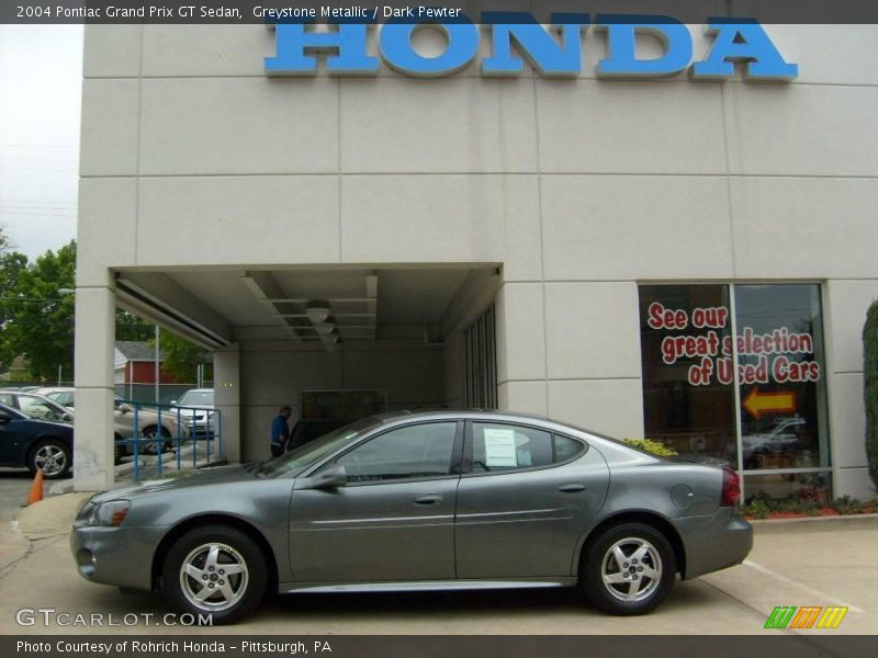 Greystone Metallic / Dark Pewter 2004 Pontiac Grand Prix GT Sedan