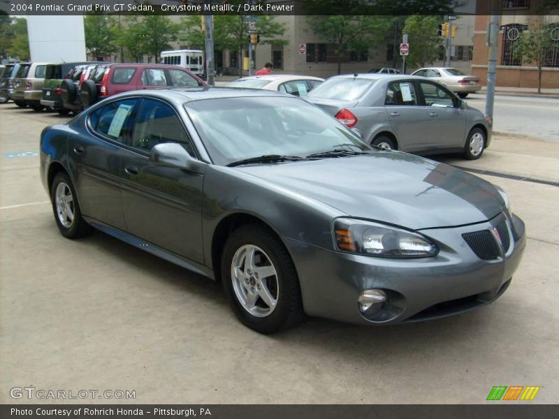 Greystone Metallic / Dark Pewter 2004 Pontiac Grand Prix GT Sedan