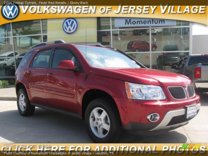 Fever Red Metallic / Ebony Black 2006 Pontiac Torrent