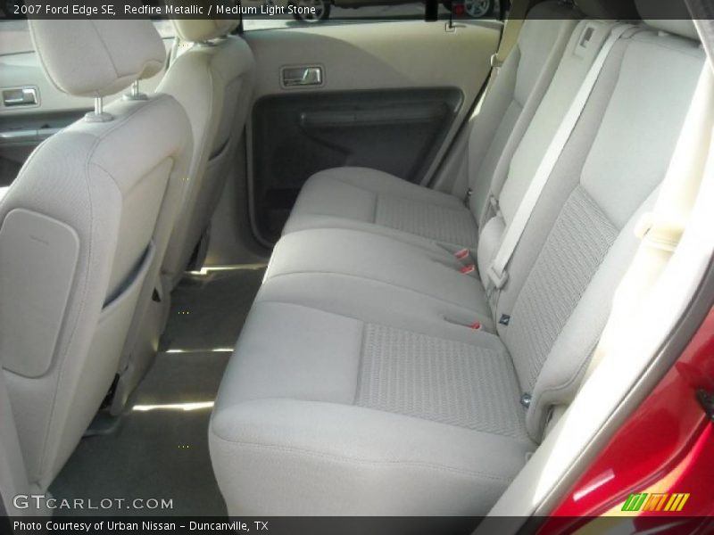 Redfire Metallic / Medium Light Stone 2007 Ford Edge SE
