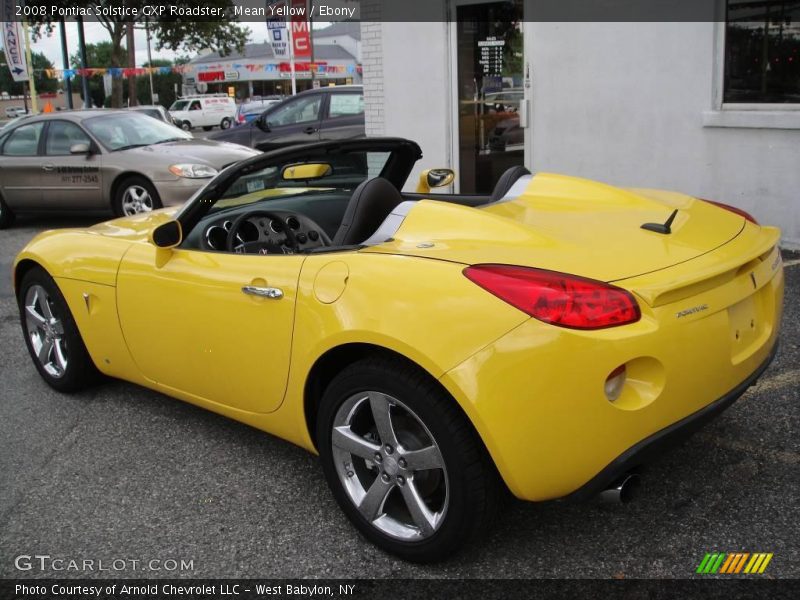 Mean Yellow / Ebony 2008 Pontiac Solstice GXP Roadster