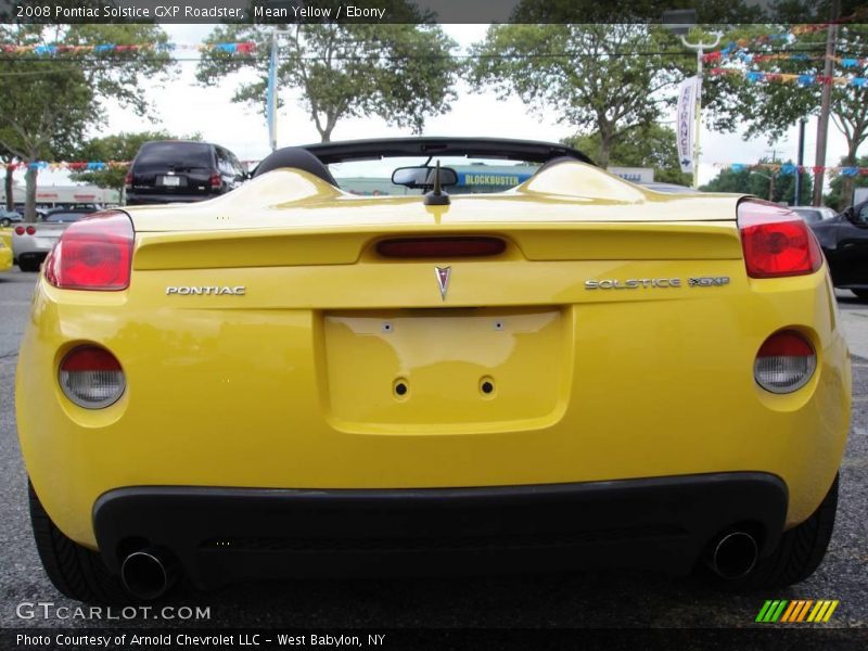 Mean Yellow / Ebony 2008 Pontiac Solstice GXP Roadster