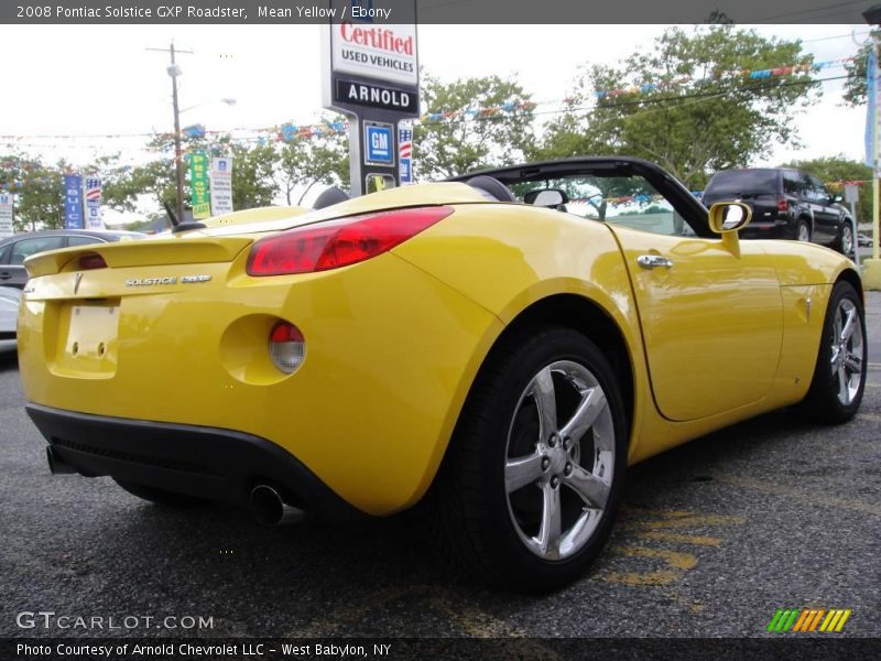 Mean Yellow / Ebony 2008 Pontiac Solstice GXP Roadster