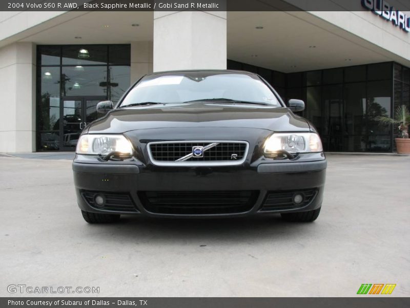 Black Sapphire Metallic / Gobi Sand R Metallic 2004 Volvo S60 R AWD