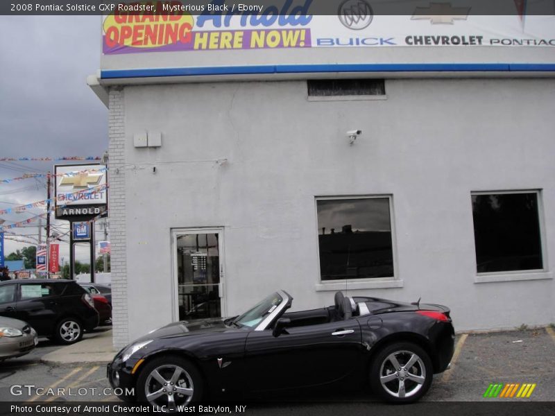 Mysterious Black / Ebony 2008 Pontiac Solstice GXP Roadster