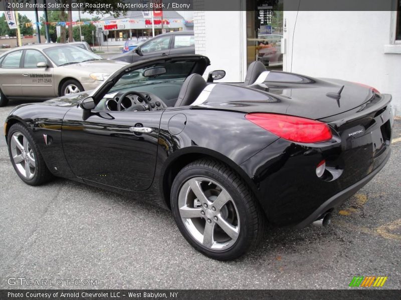 Mysterious Black / Ebony 2008 Pontiac Solstice GXP Roadster