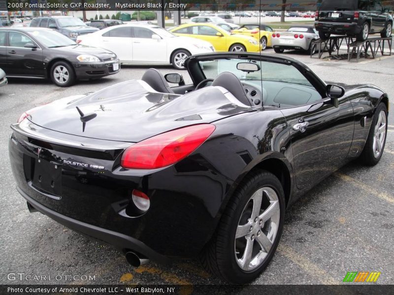 Mysterious Black / Ebony 2008 Pontiac Solstice GXP Roadster