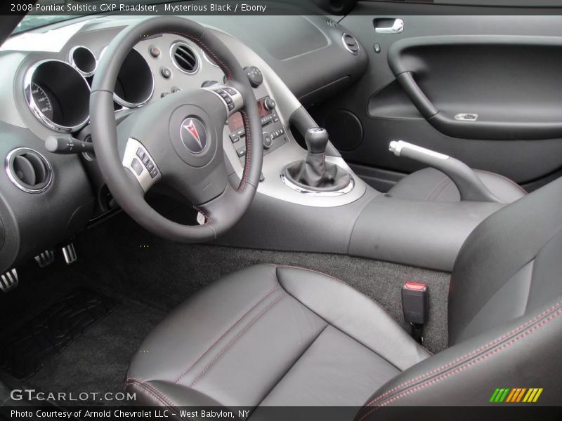 Mysterious Black / Ebony 2008 Pontiac Solstice GXP Roadster