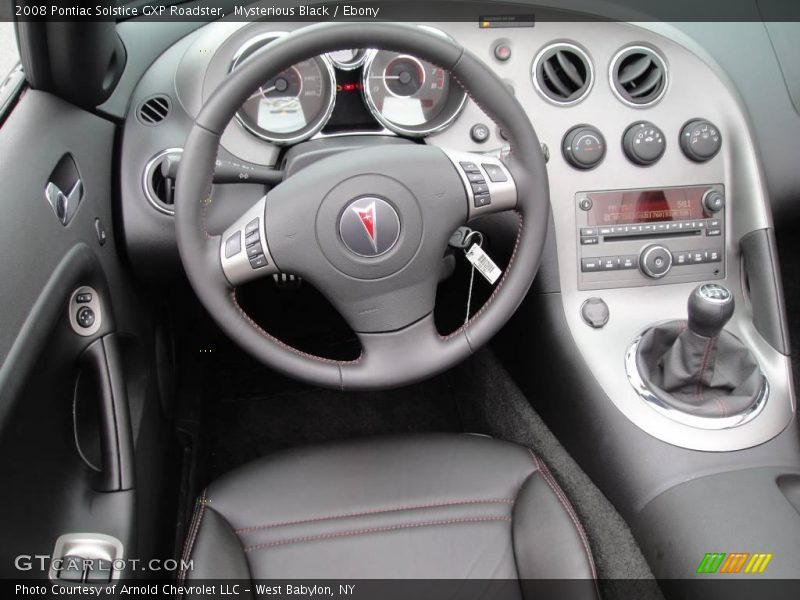 Mysterious Black / Ebony 2008 Pontiac Solstice GXP Roadster