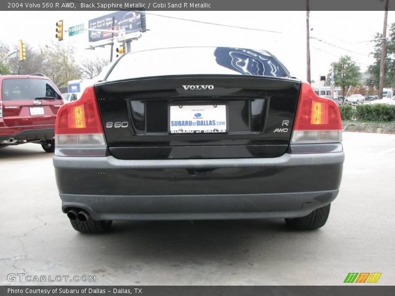 Black Sapphire Metallic / Gobi Sand R Metallic 2004 Volvo S60 R AWD