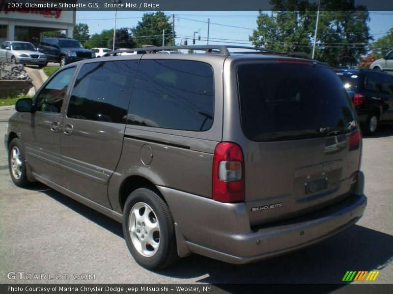 Bronze Mist / Beige 2002 Oldsmobile Silhouette GLS