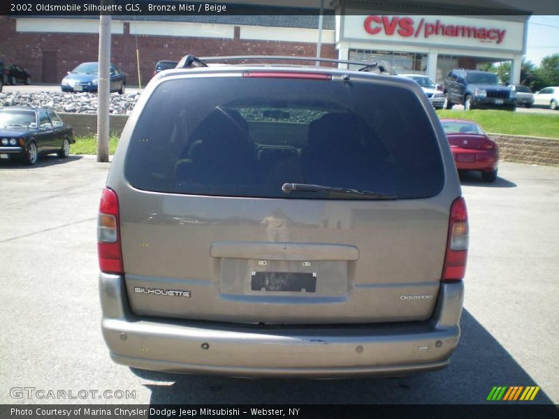 Bronze Mist / Beige 2002 Oldsmobile Silhouette GLS