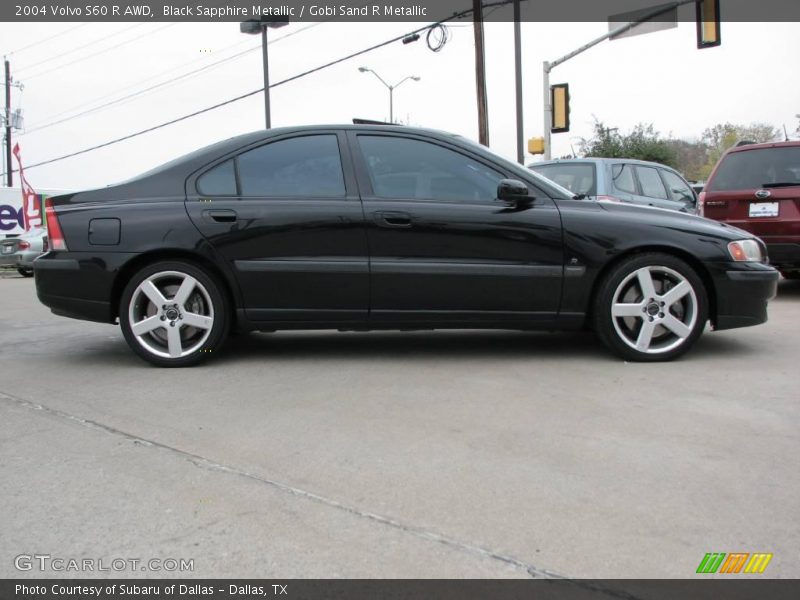 Black Sapphire Metallic / Gobi Sand R Metallic 2004 Volvo S60 R AWD