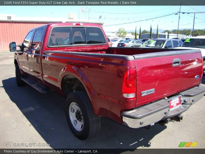 Dark Toreador Red Metallic / Dark Flint 2006 Ford F350 Super Duty XLT Crew Cab 4x4