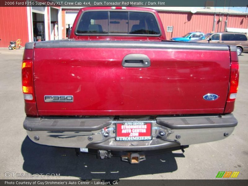 Dark Toreador Red Metallic / Dark Flint 2006 Ford F350 Super Duty XLT Crew Cab 4x4