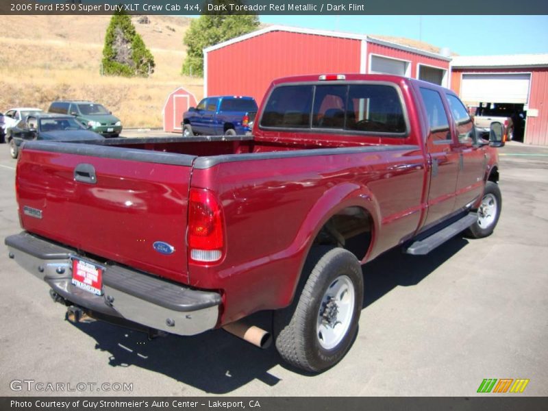 Dark Toreador Red Metallic / Dark Flint 2006 Ford F350 Super Duty XLT Crew Cab 4x4