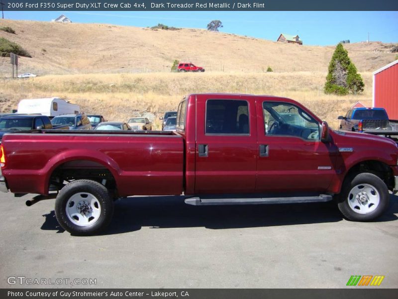 Dark Toreador Red Metallic / Dark Flint 2006 Ford F350 Super Duty XLT Crew Cab 4x4