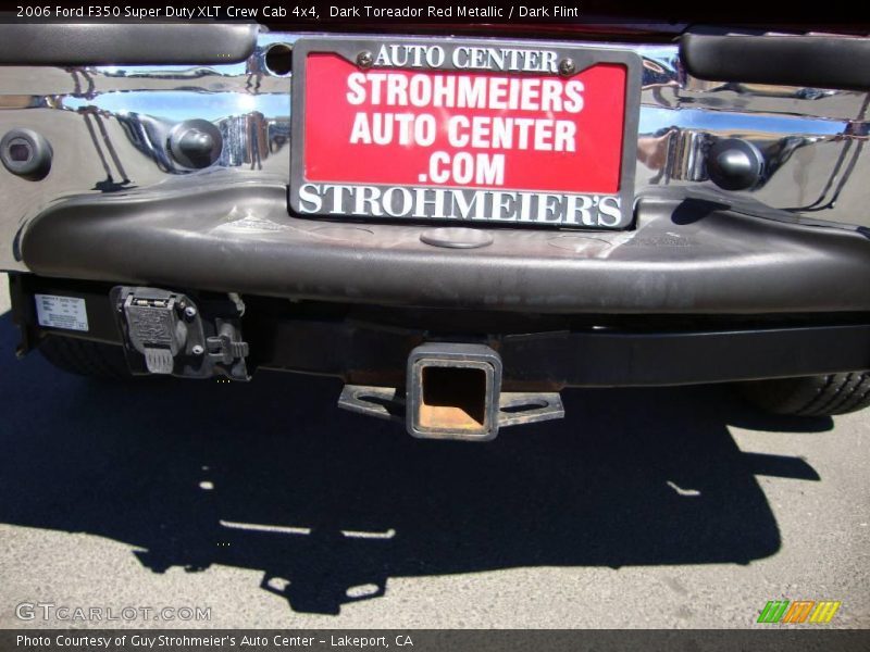 Dark Toreador Red Metallic / Dark Flint 2006 Ford F350 Super Duty XLT Crew Cab 4x4
