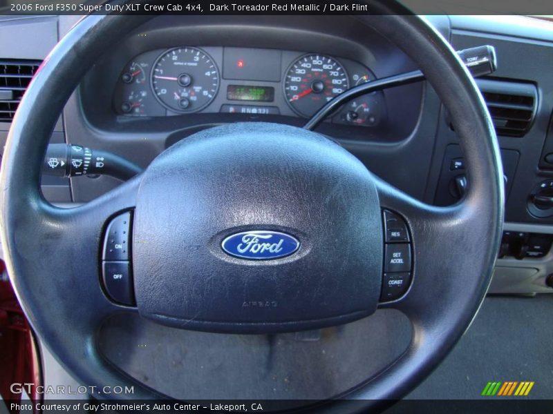 Dark Toreador Red Metallic / Dark Flint 2006 Ford F350 Super Duty XLT Crew Cab 4x4
