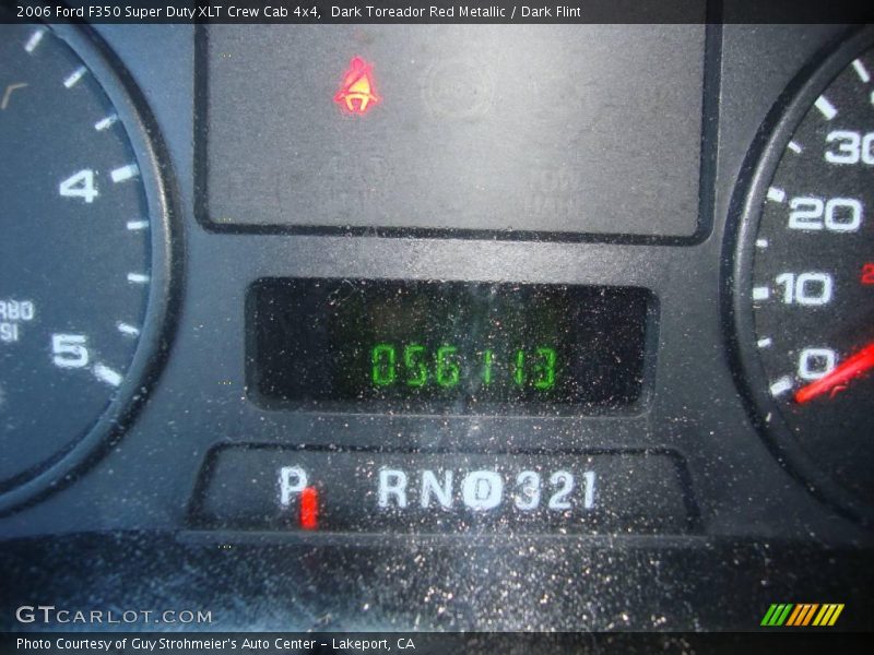 Dark Toreador Red Metallic / Dark Flint 2006 Ford F350 Super Duty XLT Crew Cab 4x4