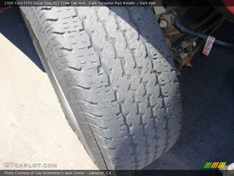 Dark Toreador Red Metallic / Dark Flint 2006 Ford F350 Super Duty XLT Crew Cab 4x4