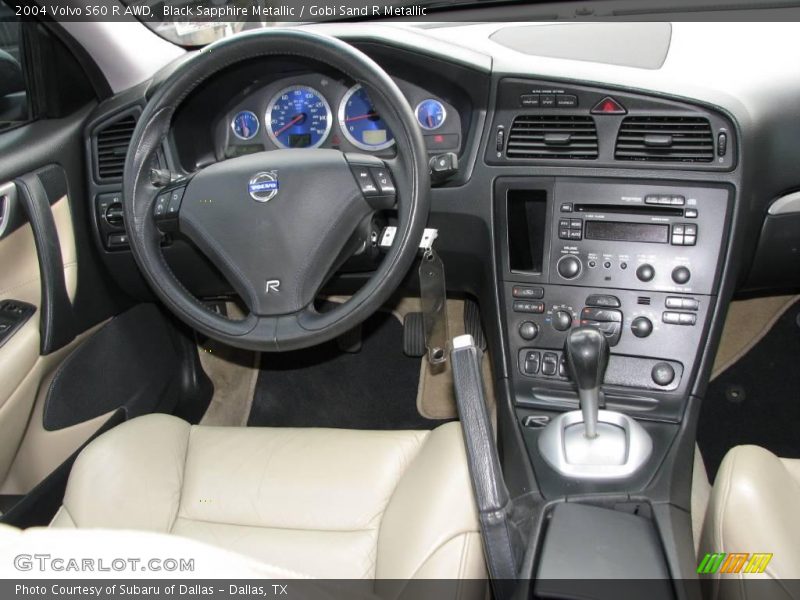Black Sapphire Metallic / Gobi Sand R Metallic 2004 Volvo S60 R AWD