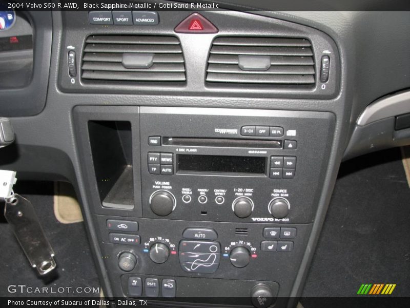 Black Sapphire Metallic / Gobi Sand R Metallic 2004 Volvo S60 R AWD