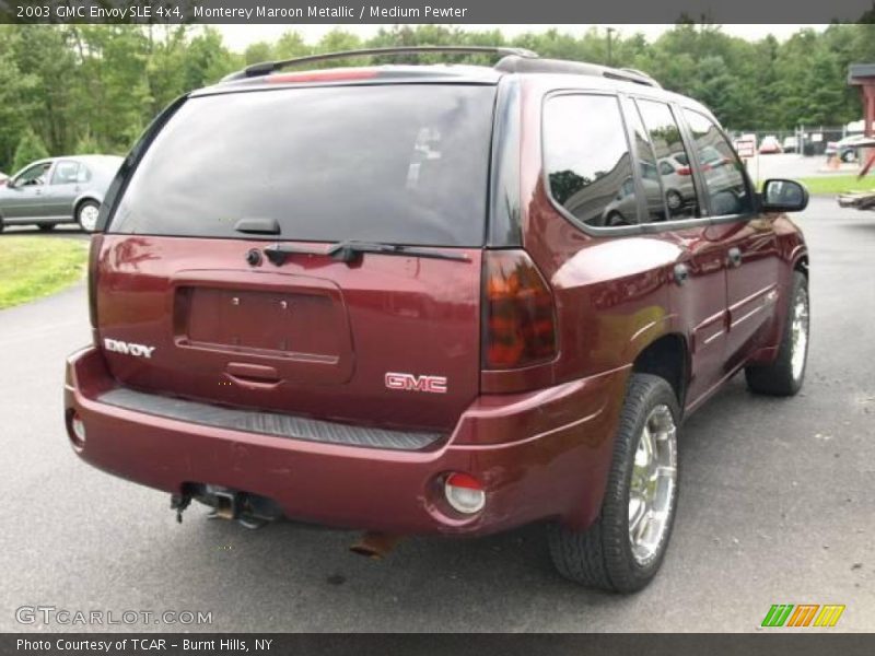 Monterey Maroon Metallic / Medium Pewter 2003 GMC Envoy SLE 4x4