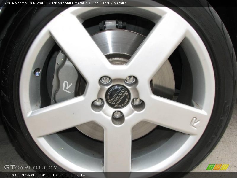 Black Sapphire Metallic / Gobi Sand R Metallic 2004 Volvo S60 R AWD