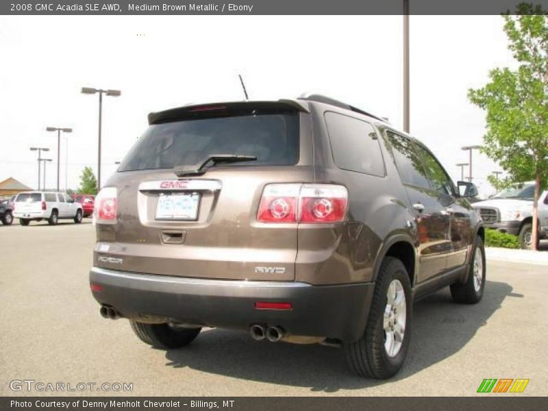 Medium Brown Metallic / Ebony 2008 GMC Acadia SLE AWD