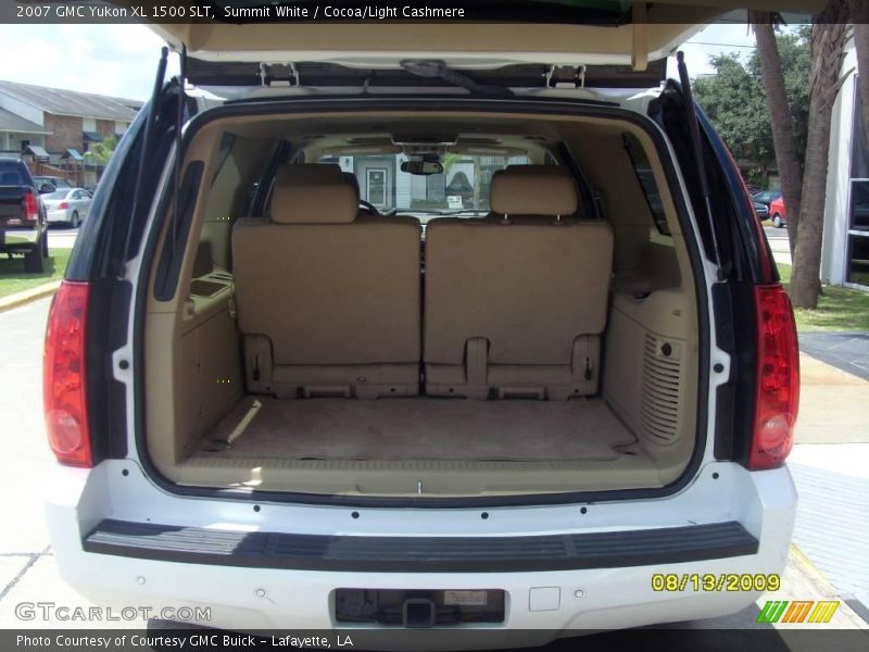 Summit White / Cocoa/Light Cashmere 2007 GMC Yukon XL 1500 SLT