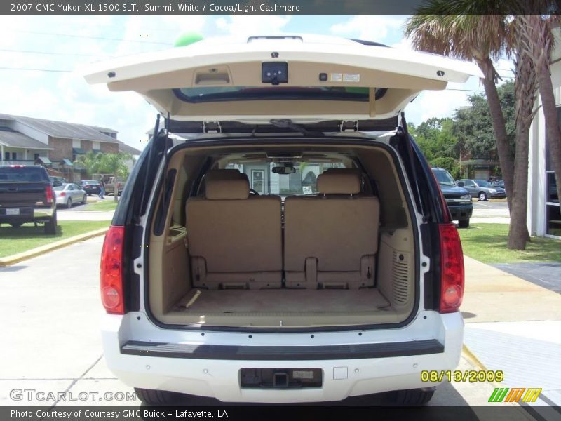 Summit White / Cocoa/Light Cashmere 2007 GMC Yukon XL 1500 SLT