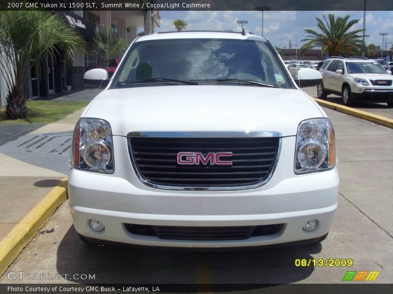 Summit White / Cocoa/Light Cashmere 2007 GMC Yukon XL 1500 SLT