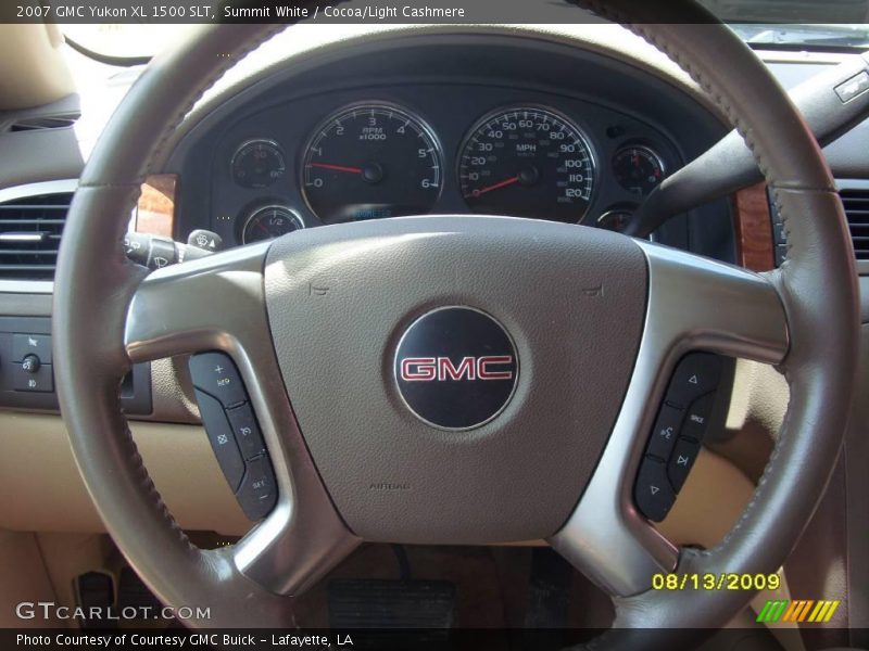 Summit White / Cocoa/Light Cashmere 2007 GMC Yukon XL 1500 SLT