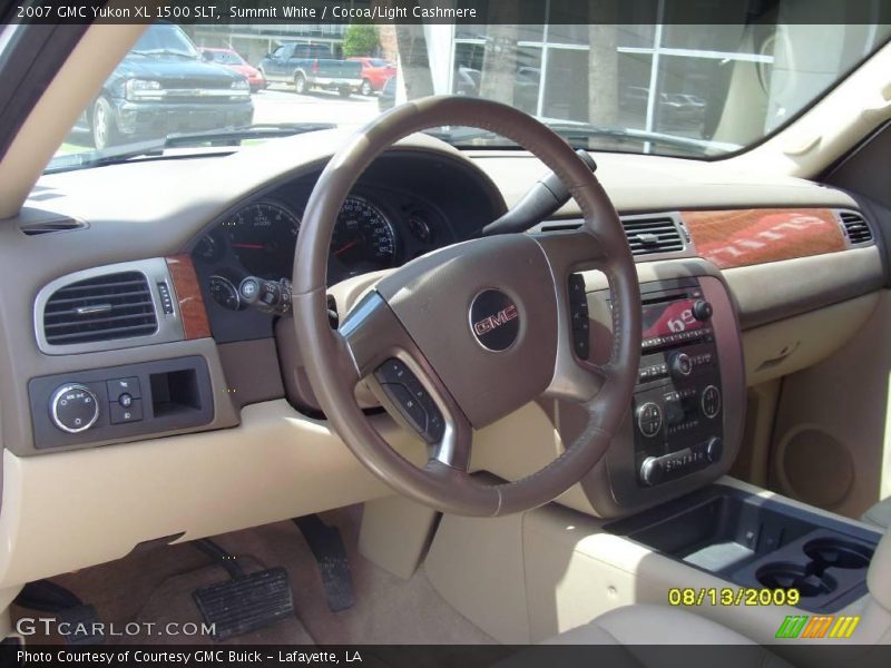 Summit White / Cocoa/Light Cashmere 2007 GMC Yukon XL 1500 SLT