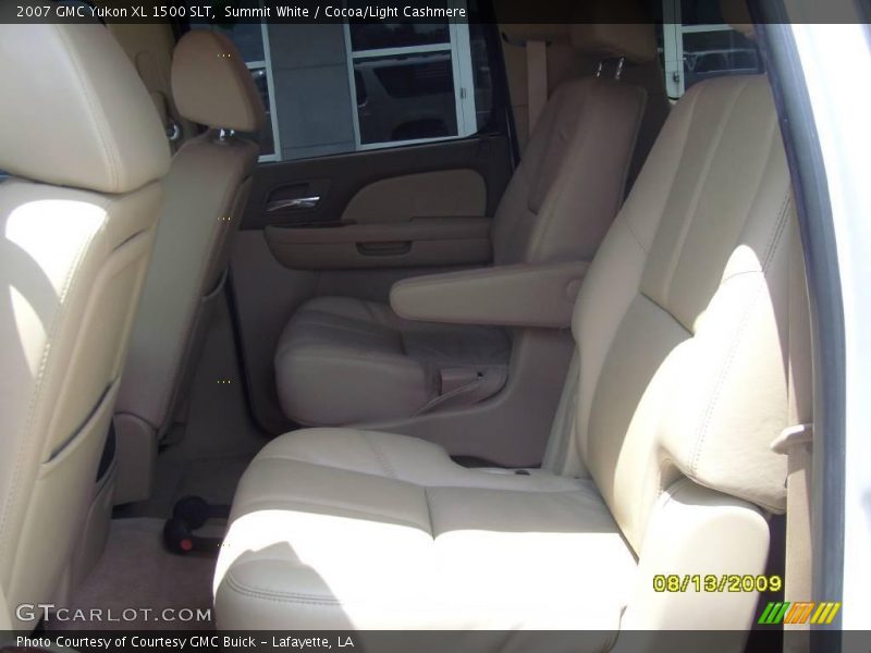 Summit White / Cocoa/Light Cashmere 2007 GMC Yukon XL 1500 SLT