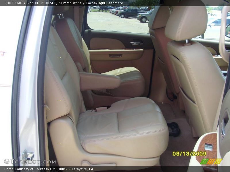 Summit White / Cocoa/Light Cashmere 2007 GMC Yukon XL 1500 SLT