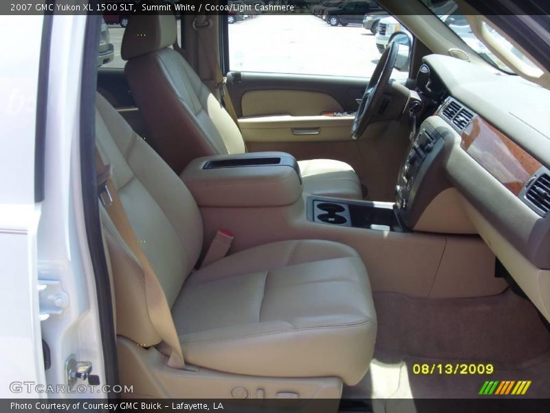 Summit White / Cocoa/Light Cashmere 2007 GMC Yukon XL 1500 SLT