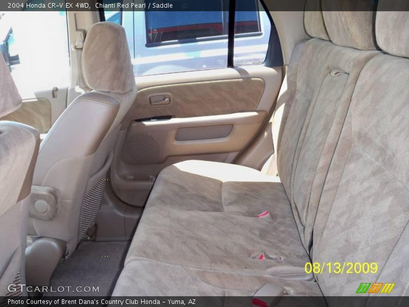 Chianti Red Pearl / Saddle 2004 Honda CR-V EX 4WD
