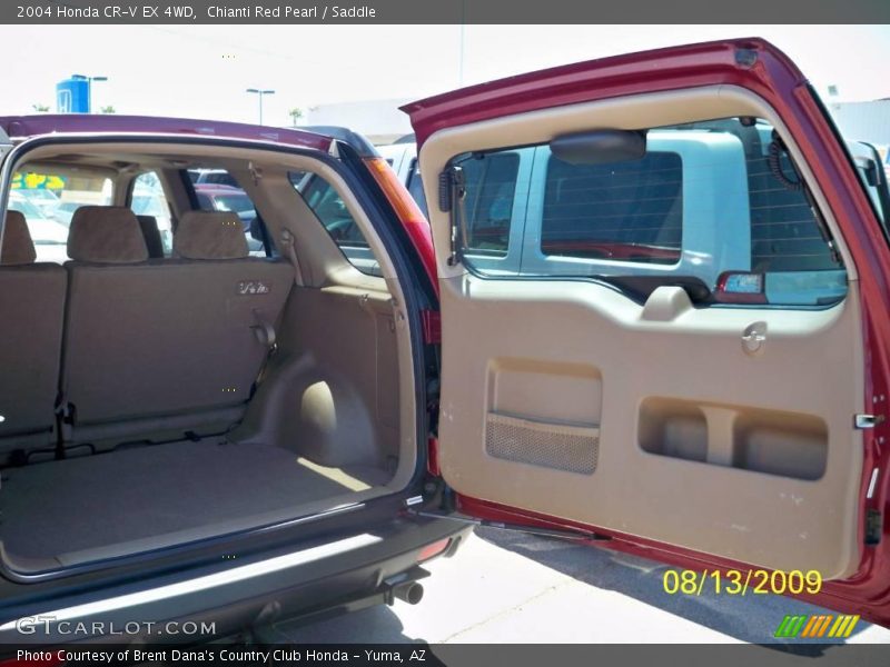 Chianti Red Pearl / Saddle 2004 Honda CR-V EX 4WD