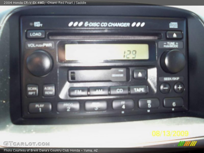 Chianti Red Pearl / Saddle 2004 Honda CR-V EX 4WD